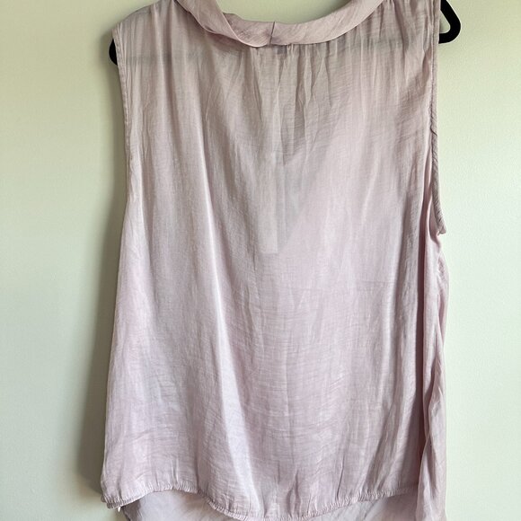 She and Sky Light Pink Cowl Neck Blouse - Picture 3 of 6